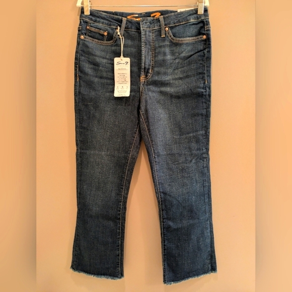 Seven7 Jeans 10 NWT High Rise Straight Leg - Picture 1 of 7